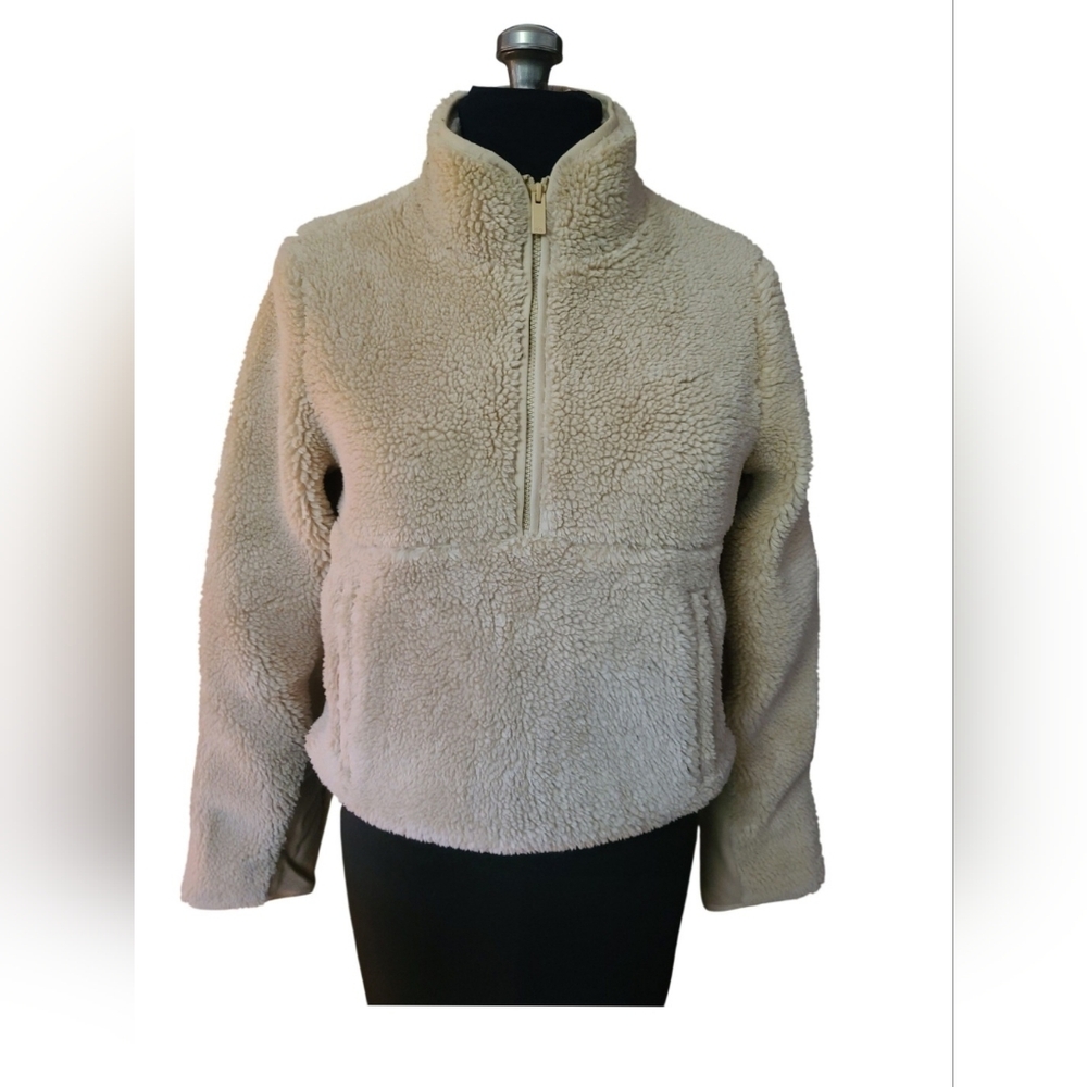 Alo Teddy Halfzip Pullover Sweater S